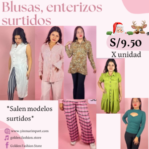 BLUSAS ENTERIZOS SURTIDO S11