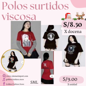 POLOS SURTIDOS VISCOSA 92S