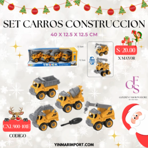 SET CARROS CONSTRUCCION CXL900-101E