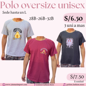 POLO OVERSIZE UNISEX 28B26B32B