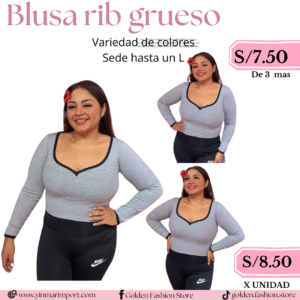 BLUSA RIB GRUESO