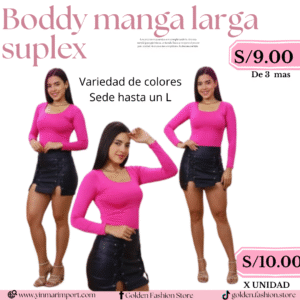 BODDY MANGA LARGA SUPLEX