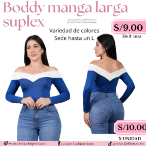 BODDY MANGA LARGA SUPLEX