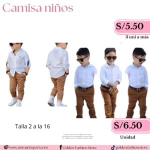 CAMISA NIÑOS
