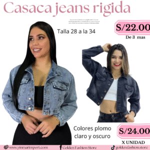 CASACA JEANS RIGIDA