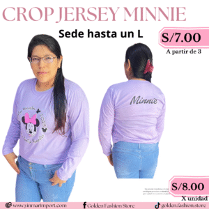 CROP JERSEY MINNIE