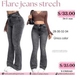 FLARE JEANS STRECH