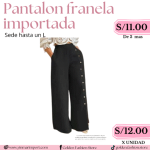 PANTALON FRANELA IMPORTADA