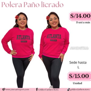 POLERA PAÑO LICRADO