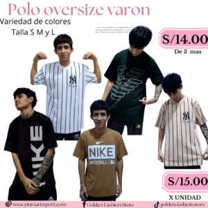 POLO OVERSIZE VARON