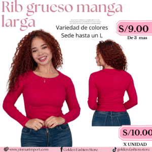 RIB GRUESO MANGA LARGA