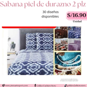 Copia de SABANA PIEL DE DURAZNO 2 PLZ
