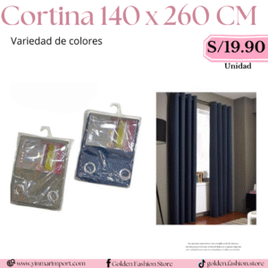 CORTINA 140 x 260 CM