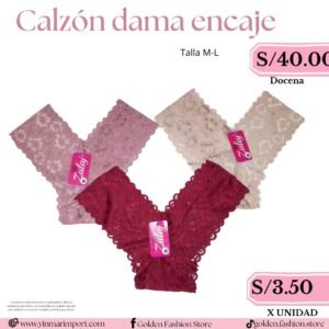 CALZON DAMA ENCAJE