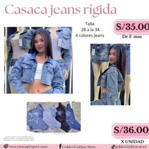 CASACA JEANS RIGIDA