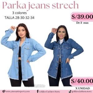 PARKA JEANS STRECH