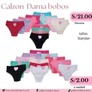 CALZÓN DAMA BOBOS