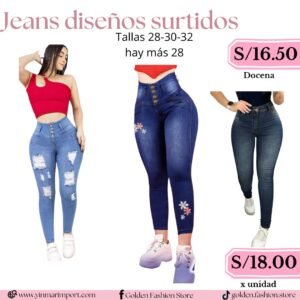 JEANS DISEÑOS SURTIDOS