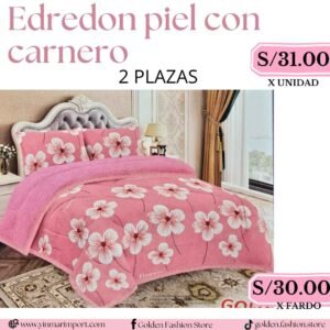 EDREDÓN PIEL CON CARNERO