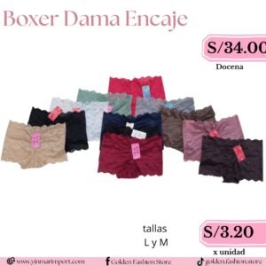 BOXER DAMA ENCAJE