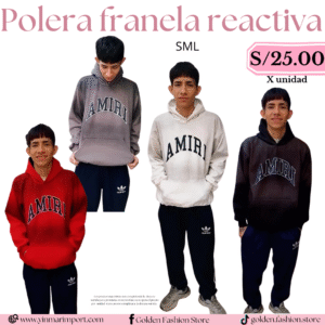 POLERA FRANELA REACTIVA