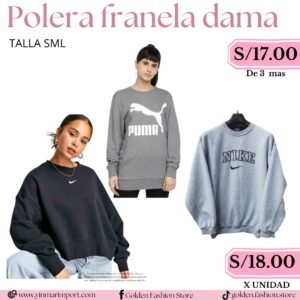 POLERA FRANELA DAMA