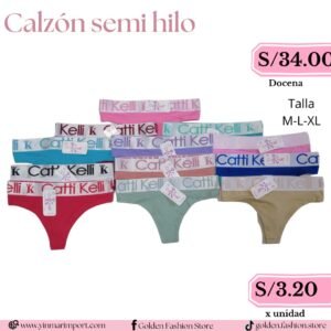 CALZÓN SEMI HILO