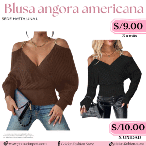 BLUSA ANGORA AMERICANA