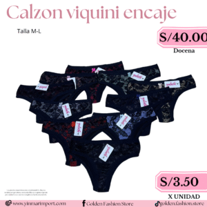 CALZON VIQUINI ENCAJE