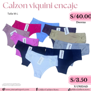 CALZON VIQUINI ENCAJE
