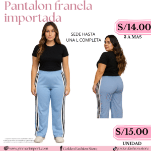 PANTALON FRANELA IMPORTADA