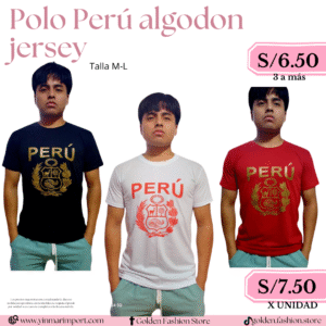 POLO PERU ALGODON JERSEY