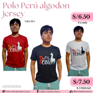 POLO PERU ALGODON JERSEY