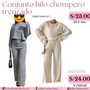 CONJUNTO HILO CHOMPERO TRENZADO