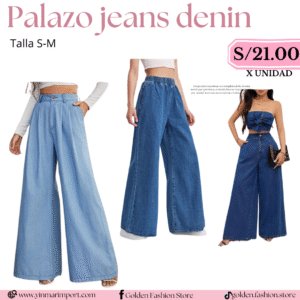 PALAZO JEANS DENIN