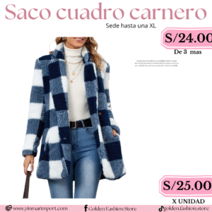 SACO CUADRO CARNERO
