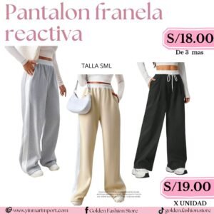 PANTALÓN FRANELA REACTIVA