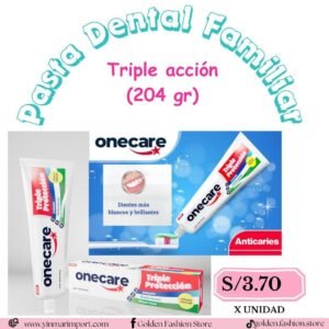 Pasta Dental Familiar  Triple acción  (204 gr)