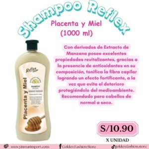 Shampoo Reflex  Placenta y Miel  (1000 ml)