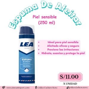 Espuma De Afeitar Piel sensible   (250 ml)