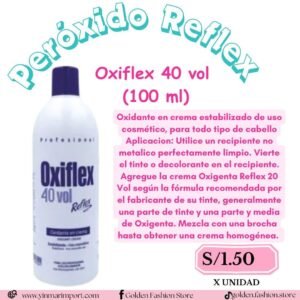 Peróxido Reflex Oxiflex 40 vol  (100 ml)