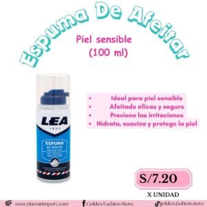 Espuma De Afeitar Piel sensible   (100 ml)
