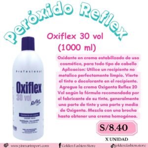 Peróxido Reflex Oxiflex 30 vol  (1000 ml)