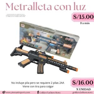 METRALLETA CON LUZ