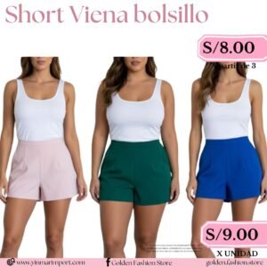 SHORT VIENA BOLSILLO