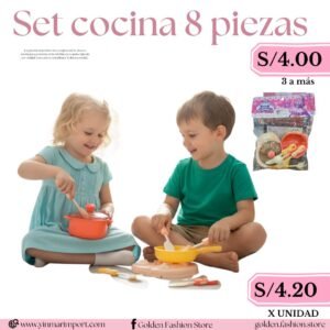 SET COCINA 8 PIEZAS
