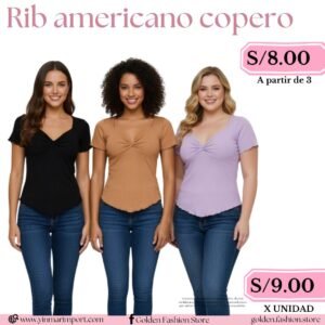 POLO RIB AMERICANO COPERO