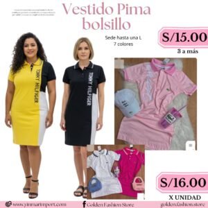 VESTIDO PIMA BOLSILLO