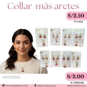 COLLAR MAS ARETES