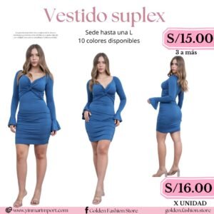VESTIDO SUPLEX